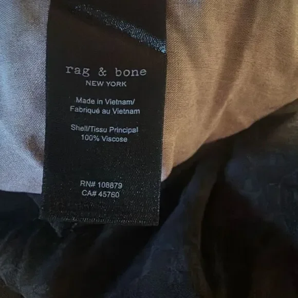 RAG & BONE Dalton Floral Short Sleeve Button-Up Shirt-L - Picture 11 of 12